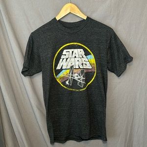 T-shirt Star Wars with Rainbow - Jersey Gray